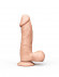 Гелевый фаллоимитатор-реалистик на присоске - 15,5 см.