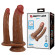 Анально-вагинальный фаллоимитатор Goran - 20 см.