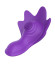Фиолетовый вибратор в трусики с магнитным держателем