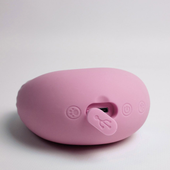 Розовый вибростимулятор зоны G 2-в-1