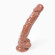 Карамельный фаллоимитатор на присоске - 25 см. Карамельный фаллоимитатор на присоске - 25 см.
