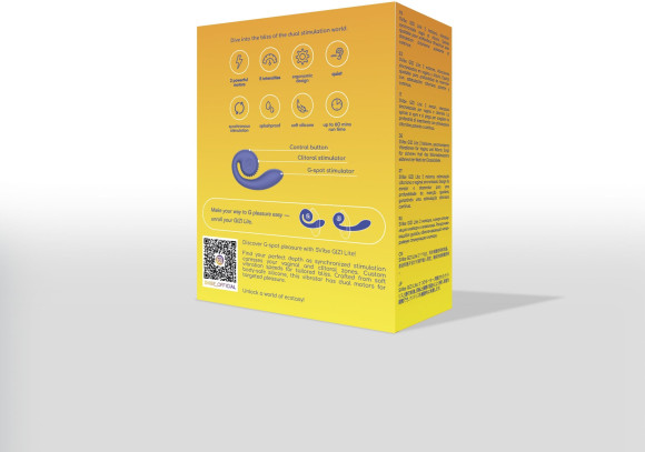 Синий инновационный вибратор SVibe Gizi Lite Синий инновационный вибратор SVibe Gizi Lite