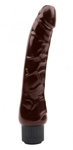 Коричневый вибратор-реалистик Cholocate Vibe Cock - 22,5 см. Коричневый вибратор-реалистик Cholocate Vibe Cock - 22,5 см.