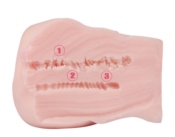 Мастурбатор-полуторс с 2 тугими тоннелями Мастурбатор-полуторс с 2 тугими тоннелями