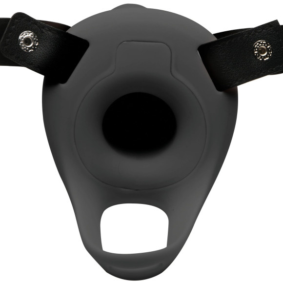 Черный полый страпон с вибрацией 2’’ Erection 28X Smooth Vibrating Silicone Penis Sheath Черный полый страпон с вибрацией 2’’ Erection 28X Smooth Vibrating Silicone Penis Sheath