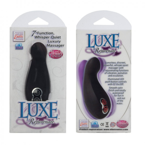 Люксовый черный массажер с 7 функциями Люксовый черный массажер с 7 функциями