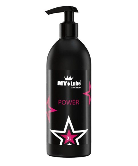 Возбуждающая гель-смазка на водной основе MyLube POWER XL - 500 мл.