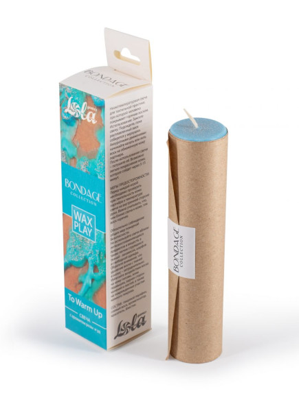 Голубая БДСМ-свеча To Warm Up Голубая БДСМ-свеча To Warm Up