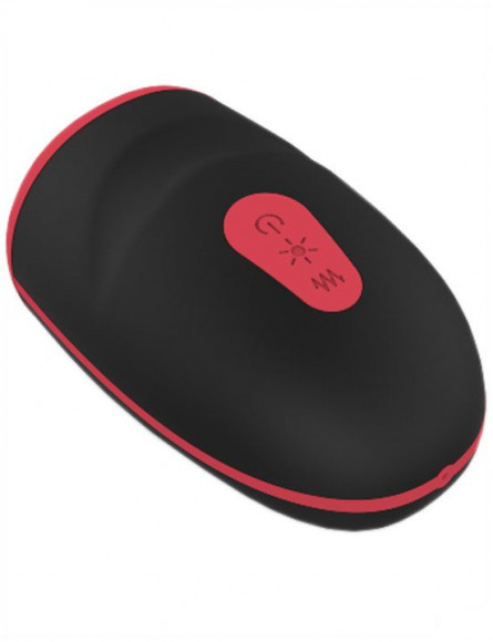 Черно-красный вибромастурбатор с нагревом Small Mood Черно-красный вибромастурбатор с нагревом Small Mood