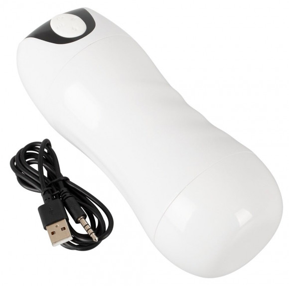 Белый мастурбатор Masturbator with 2 functions
