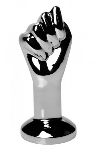 Анальный стимулятор в виде сомкнутой руки Masters The Commander Mini Fist Plug - 8,8 см.