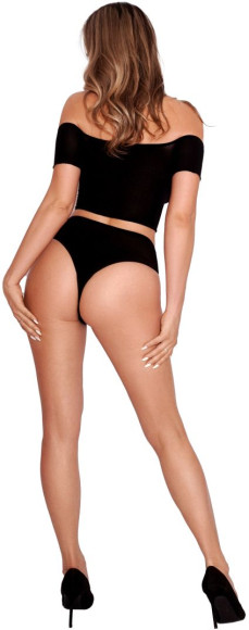 Оригинальный комплект с имитацией шнуровки: топ и трусики Оригинальный комплект с имитацией шнуровки: топ и трусики