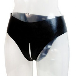 Латексные трусики с двумя вырезами