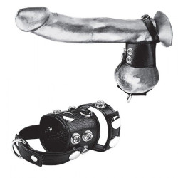 Утяжка на пенис и мошонку Cock Ring With 1.5 Ball Stretcher And Optional Weight Ring Утяжка на пенис и мошонку Cock Ring With 1.5 Ball Stretcher And Optional Weight Ring