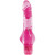 Розовый вибратор VIBRATOR JAMMY JELLY ALLURING с широким основанием - 16,5 см.