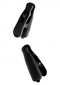 Чёрные виброклипсы на соски NIPPLE TWITTERZ CLIPS Чёрные виброклипсы на соски NIPPLE TWITTERZ CLIPS