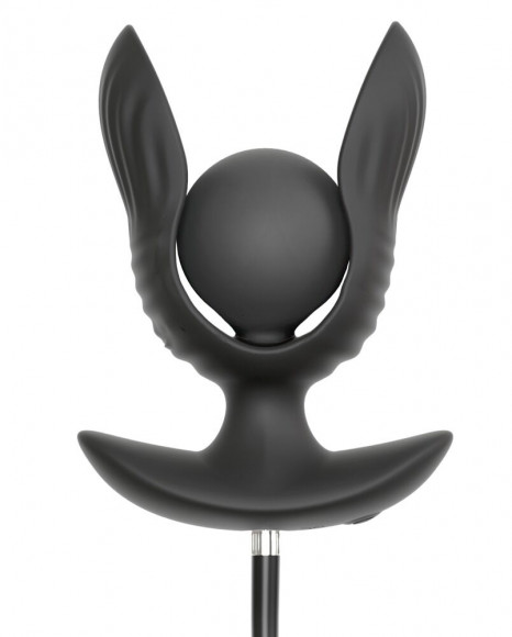 Черная расширяющаяся анальная пробка с вибрацией RC Inflatable Expander Plug with Vibration Черная расширяющаяся анальная пробка с вибрацией RC Inflatable Expander Plug with Vibration