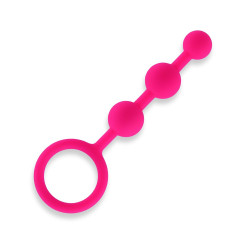 Розовые силиконовые анальные бусы Silicone Anal Beads - 14 см. Розовые силиконовые анальные бусы Silicone Anal Beads - 14 см.