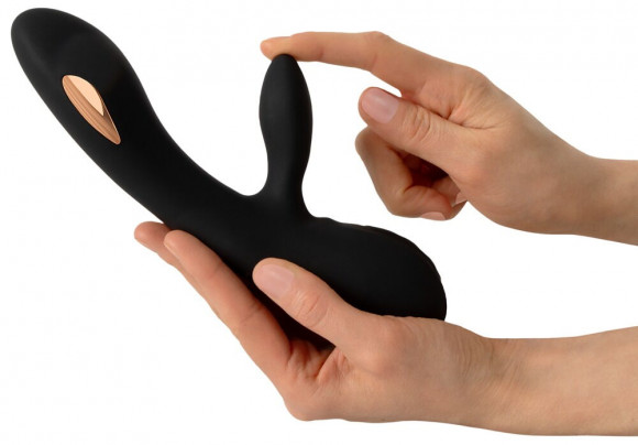 Черный вибратор-кролик с электростимуляцией E-Stim Rabbit Vibrator - 20,5 см. Черный вибратор-кролик с электростимуляцией E-Stim Rabbit Vibrator - 20,5 см.