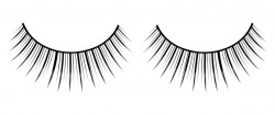 Черные ресницы с чередованием длинных и коротких ресничек Premium Черные ресницы с чередованием длинных и коротких ресничек Premium