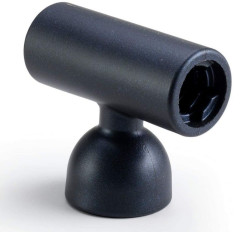 Черная насадка-мастурбатор на вибратор Doxy