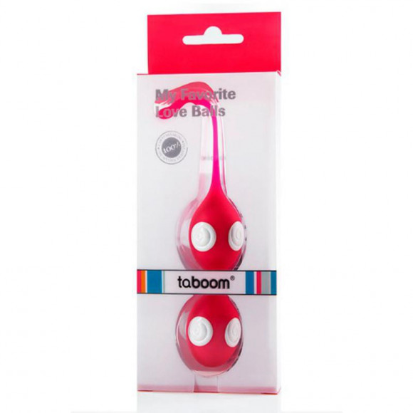 Стильные розовые вагинальные шарики Love Balls Стильные розовые вагинальные шарики Love Balls