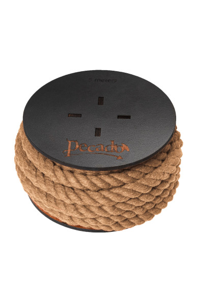 Джутовая веревка для шибари на катушке - 5 м.