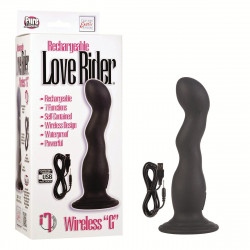 Черный силиконовый вибродилдо на присоске Wireless G - 16 см. Черный силиконовый вибродилдо на присоске Wireless G - 16 см.