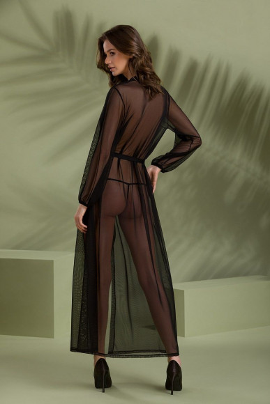 Соблазнительный длинный пеньюар Zinnia Соблазнительный длинный пеньюар Zinnia