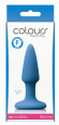 Голубая анальная мини-пробка Mini Plug - 9 см. Голубая анальная мини-пробка Mini Plug - 9 см.