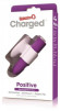 Гладкий мини-вибратор Charged Positive - 10 см.