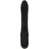 Черный вибромассажер с тройной стимуляцией Trifecta - 21,6 см.