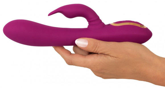 Фиолетовый вибратор 3 Function Vibrator с вращением бусин - 23 см. Фиолетовый вибратор 3 Function Vibrator с вращением бусин - 23 см.