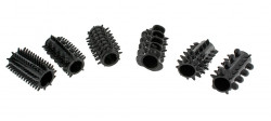 Набор из 6 чёрных насадок POWER PENIS SLEEVE SET 