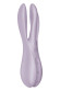 Сиреневый клиторальный вибромассажер Threesome 2