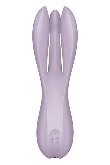 Сиреневый клиторальный вибромассажер Threesome 2
