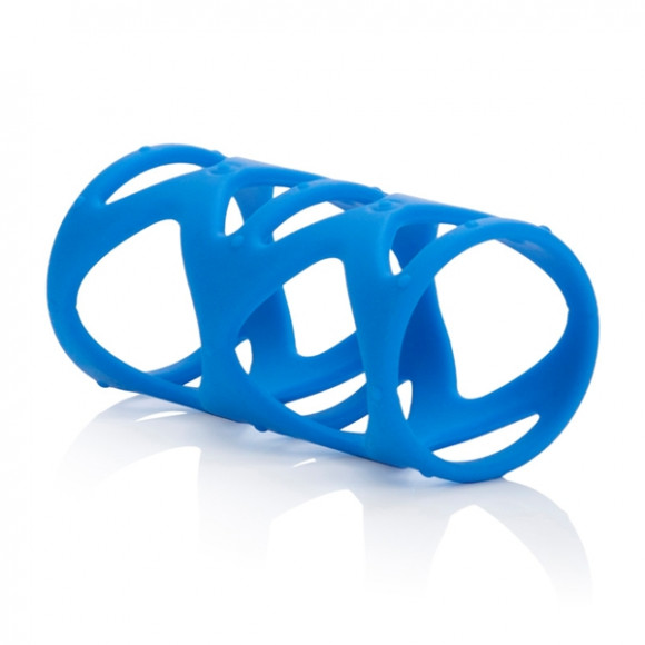 Набор насадок на пенис голубого цвета Posh Silicone Lovers Cages Набор насадок на пенис голубого цвета Posh Silicone Lovers Cages