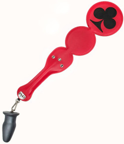 Шлёпалка Трефы с анальным плагом Шлёпалка Трефы с анальным плагом