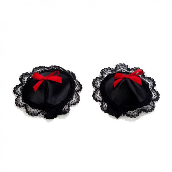 Сатиновые пестисы с бантиками Satin Pasties