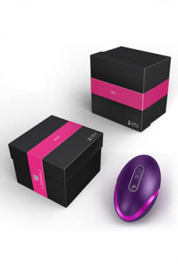 Фиолетовый вибратор для пары 2 в 1 ZINI DEUX Фиолетовый вибратор для пары 2 в 1 ZINI DEUX