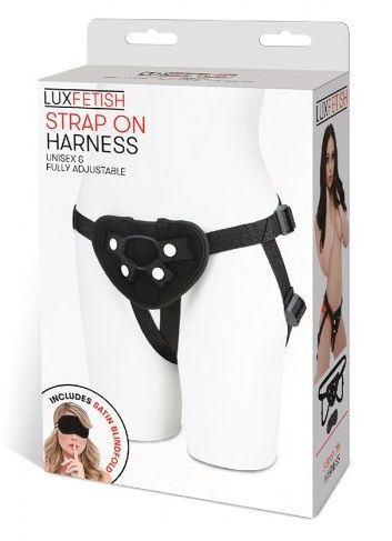 Черные неопреновые трусики для страпона Черные неопреновые трусики для страпона