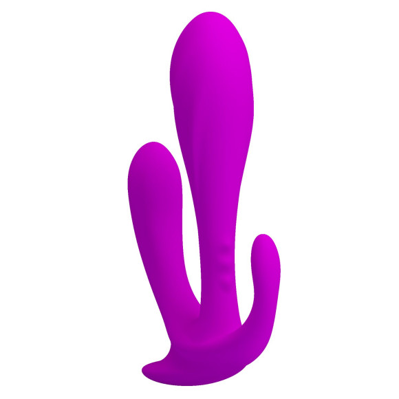 Силиконовый тройной стимулятор Edgar