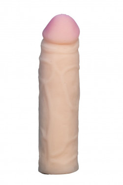 Телесная насадка Harness из неоскин - 16,5 см.