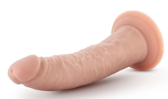 Телесный фаллоимитатор-реалистик 7 Inch Posable Dildo - 19 см. Телесный фаллоимитатор-реалистик 7 Inch Posable Dildo - 19 см.