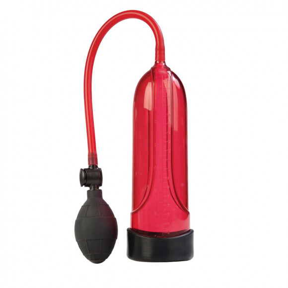 Красная помпа для мужских тренировок Stamina - 21 см. Красная помпа для мужских тренировок Stamina - 21 см.