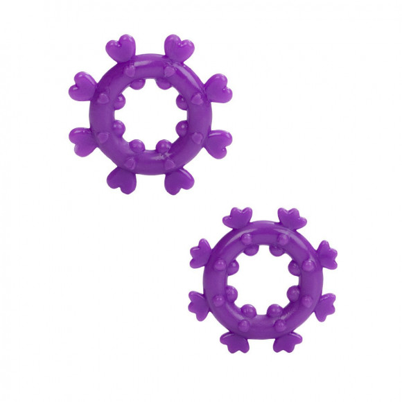 Набор из двух фиолетовых эрекционных колец MAGIC LOVE RINGS Набор из двух фиолетовых эрекционных колец MAGIC LOVE RINGS