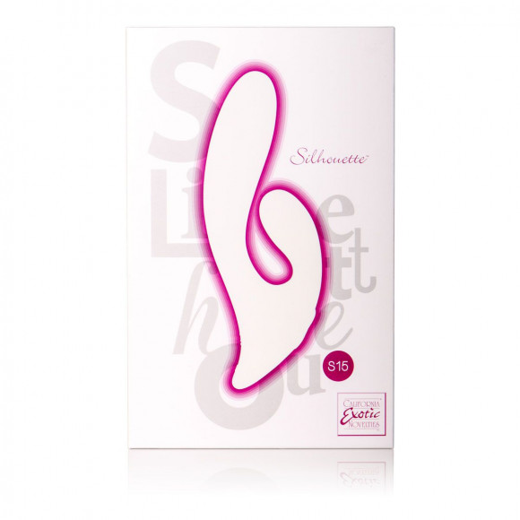 Двойной розовый вибратор Silhouette S15 - 20 см. Двойной розовый вибратор Silhouette S15 - 20 см.