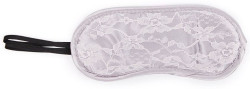 Серая кружевная маска на резиночке Серая кружевная маска на резиночке