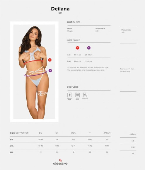 Пикантный комплект белья Deilana