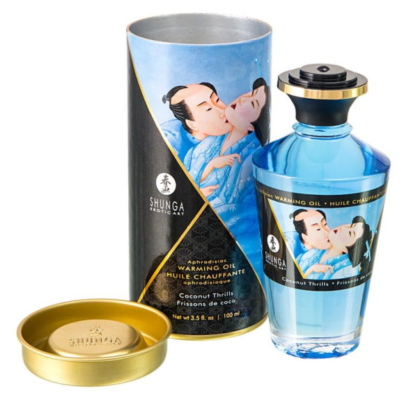 Массажное интимное масло с ароматом кокоса - 100 мл. Массажное интимное масло с ароматом кокоса - 100 мл.